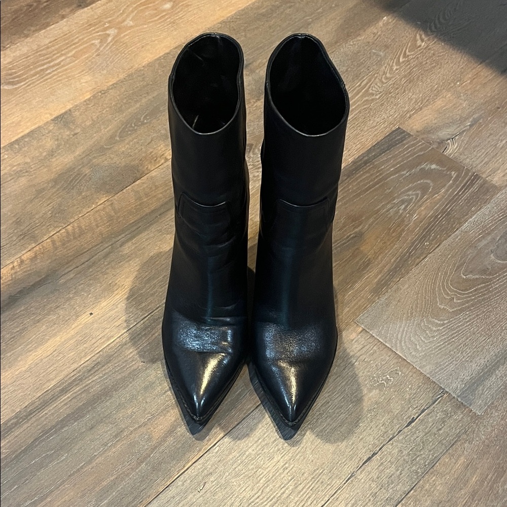 Marc Fisher Black Heeled Boots